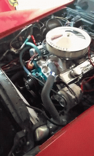Pontiac Firebird Sports Car Engine GIF