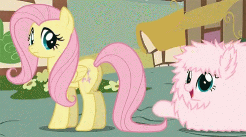 Pony Friendship Pink Fluffy Unicorns Dancing On Rainbows GIF