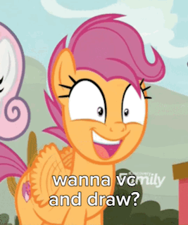 Pony Saying Wanna Vcmily and Draw