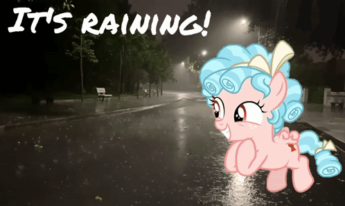 Pony With It Rains