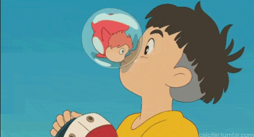Ponyo Transforms GIF