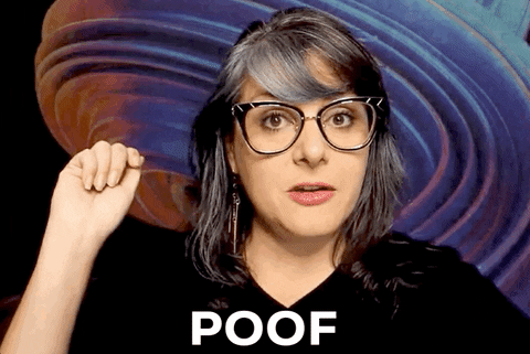Poof Magic Reaction GIF