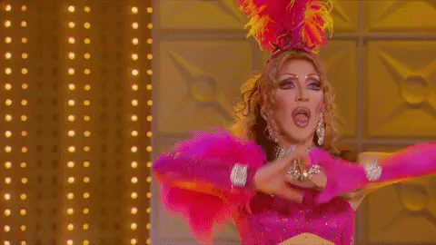 Poof Rupaul Drag Queen GIF