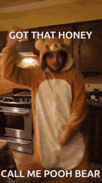 Pooh Bear Money Rilakuma Swag Gif GIF