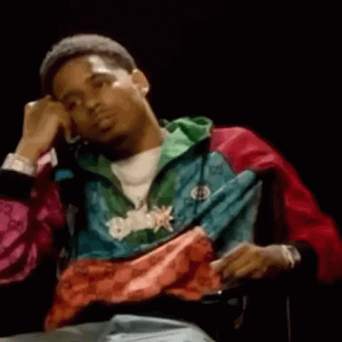 Pooh Shiesty Looking Bored GIF