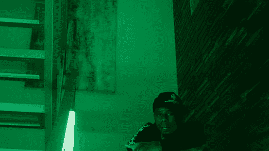 Pooh Shiesty Rapping In Green Light GIF