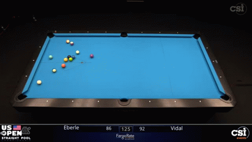 Pool Table With Name Vidal Bottom Left