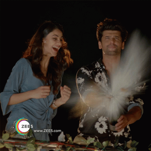 Pop Champagne Kushal Tandon Karishma Sharma GIF