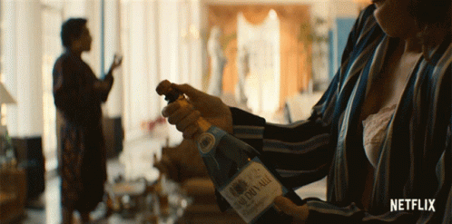 Pop Champagne Narcos Mexico Felix Maria GIF