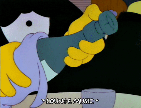 Pop Champagne The Simpsons GIF