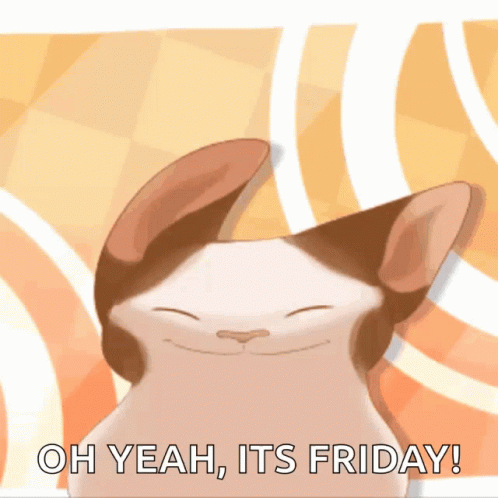 Popcat Dancing It's Friday GIF