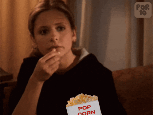 Popcorn Buffy The Vampire Slayer Gif GIF