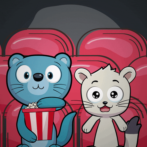 Popcorn Eating D GIF