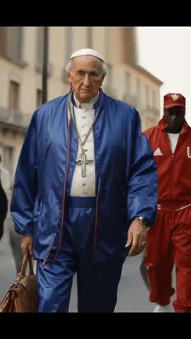 Pope Francis Mobile Casual Attire GIF