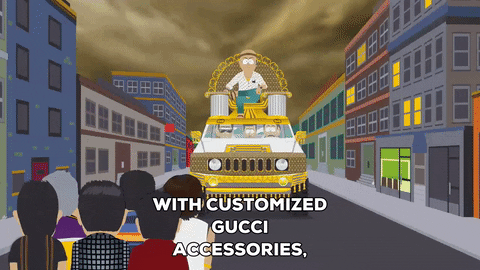 Pope Mobile Approaching South Park GIF