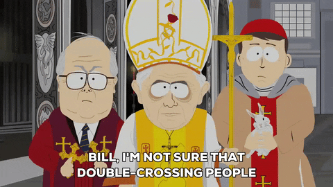 Pope Mobile Cartoon Pope South Park GIF