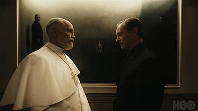Pope Mobile John Malkovich Jude Law GIF