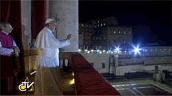 Pope Mobile Pope Francis Greets People GIF
