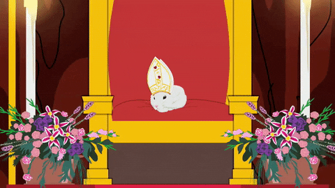 Pope Rabbit Mobile South Park GIF
