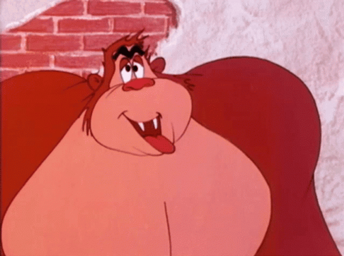 Popeye Angry Gorilla Scream GIF