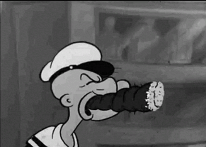 Popeye Animated Smoke GIF