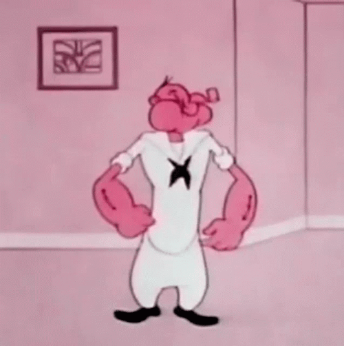 Popeye Fast Changing Clothes GIF