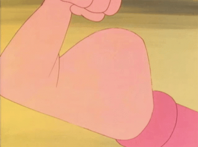 Popeye Muscle Bull Kick GIF
