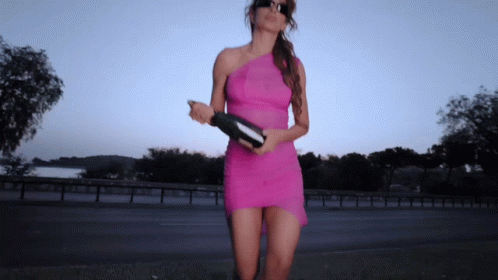 Eleni Foureira Popping Champagne GIF