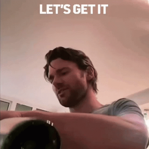 Lets Get It Popping Champagne GIF