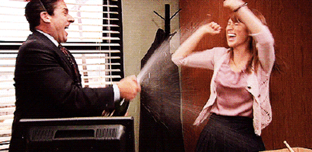 Popping Champagne Shower GIF
