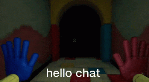 Poppy Playtime First Person Huggy Wuggy GIF