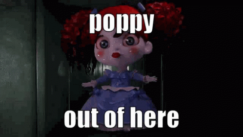 Poppy Playtime Poppy Out Of Here GIF