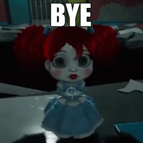 Poppy Playtime Poppy Doll Bye GIF