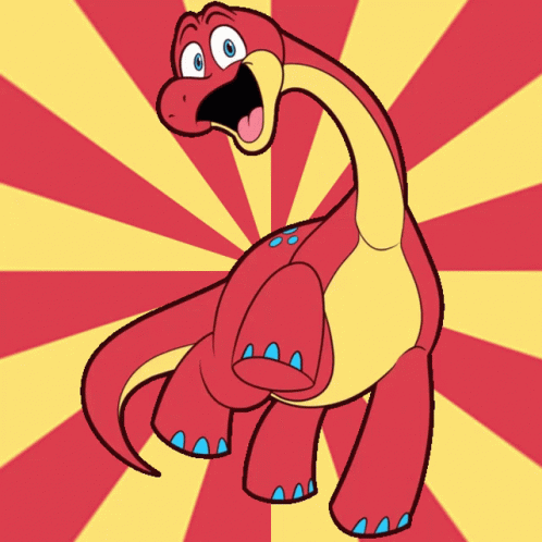 Poppy Playtime Adorable Dino Character GIF
