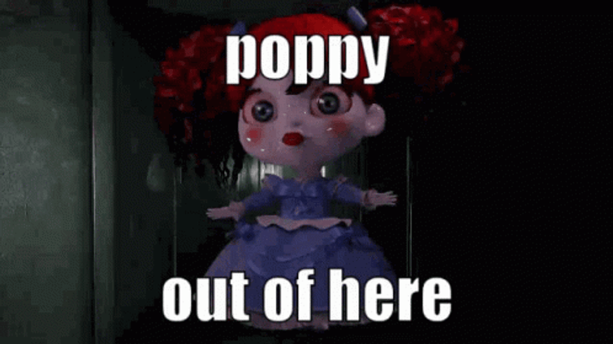 Poppy Playtime Poppy Out Of Here GIF