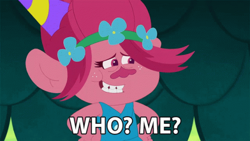 Poppy Trolls Who Me GIF