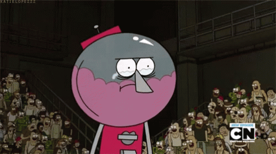 Pops Crying Regular Show GIF