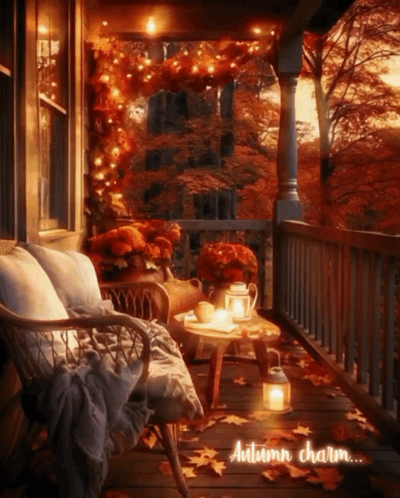 Porch with Chair and Table