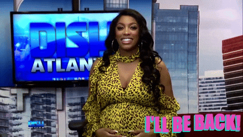 Porsha Williams Pregnant Belly I'll Be Back GIF