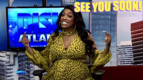 Porsha Williams Pregnant Belly See You Soon GIF