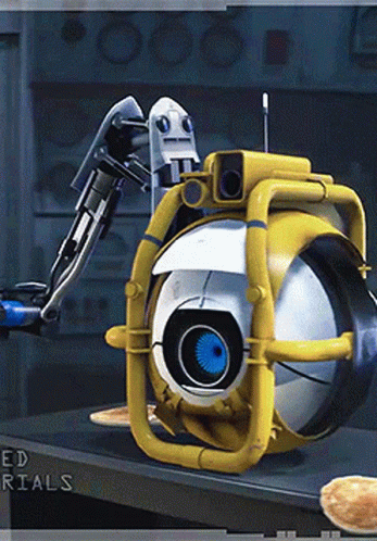 Atlas Robot Hitting Self Portal 2 Online Game GIF