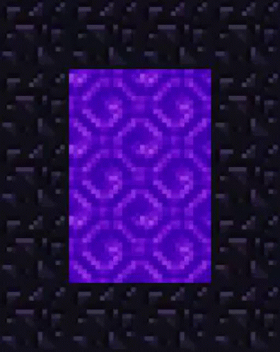 Trippy Retro Wave Blue Portal Design GIF