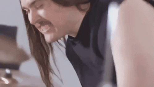Classic Drummer Engulfed By Portal GIF