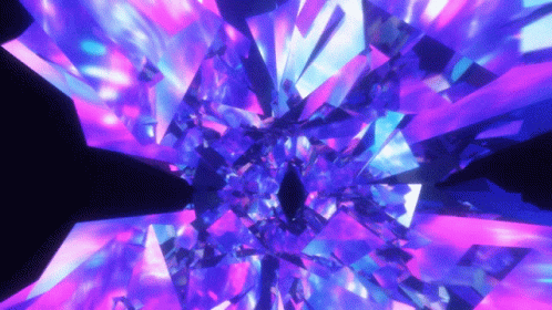 Amazing Crystal Portal Transport GIF