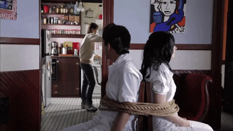 Portlandia Carrie And Fred Tied Up GIF
