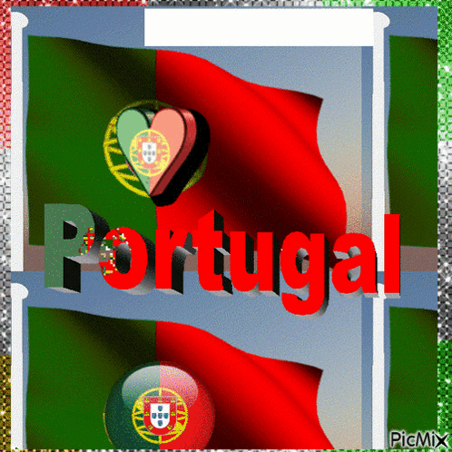 Portugal Flags GIF