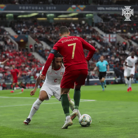 Portugal Football Ronaldo Nutmeg GIF