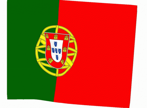Portugal Green Red Flag GIF