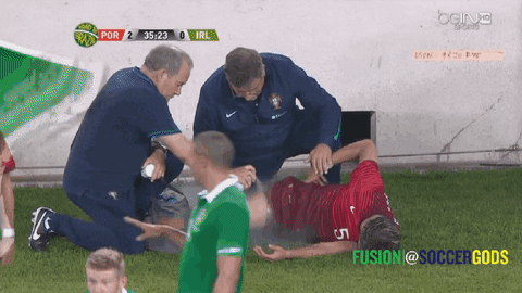 Portugal Spray Injury Fabio Coentrao GIF