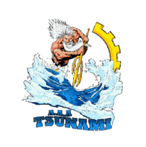 Poseidon And Tsunami Animation GIF